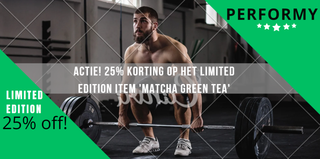 Actie banner performy